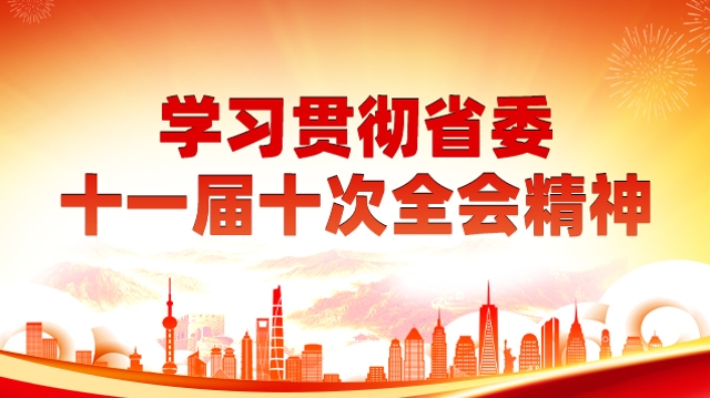 學(xué)習(xí)貫徹省委十一屆十次全會(huì)精神